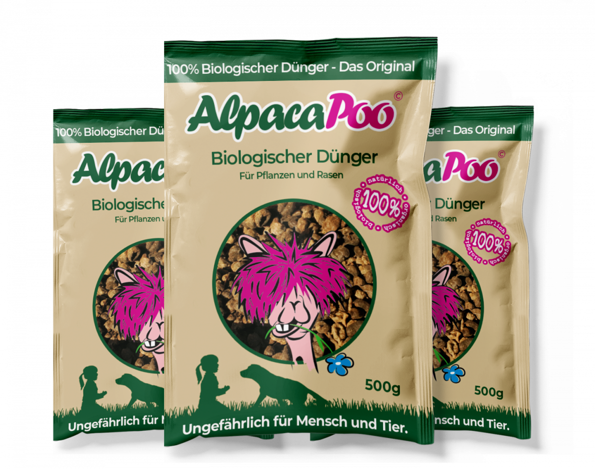 AlpakaDünger Nachhaltiger BioDünger für Garten & Pflanzen